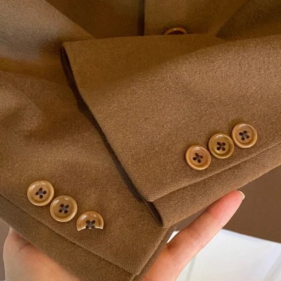 Loro Piana brown cashmere blazer size 42 - Picture 3 of 9